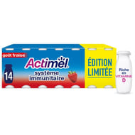 Actimel goût fraise 14x100g édition limitée