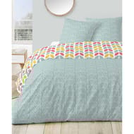 Parure housse de couette 200x200cm + 2 taies 63x63cm pica