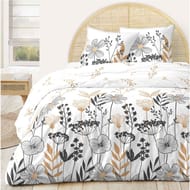 Parure housse de couette 240x220cm + 2 taies 63x63cm margaret