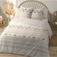 Parure housse de couette 240x220cm+ 2 taies 63x63cm cherokee