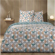 Parure housse de couette 260x240cm + 2 taies 63x63cm dotsy