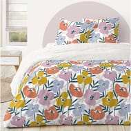 Parure housse de couette 240x220cm + 2 taies 63x63cm comfy