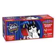 Felix tendres effilés à la viande de campagne x31+13 offerts - 3740g