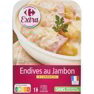 Carrefour extra endives au jambon 280g