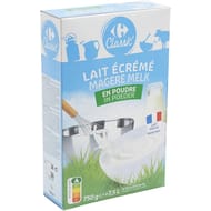 Carrefour classic' lait écrémé en poudre 750g