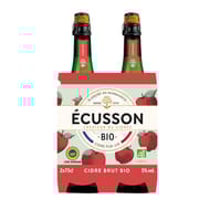 Ecusson bio brut généreux 2x75cl 5.5%vol