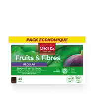 Ortis fruits et fibres regular ecopack cubes  x45