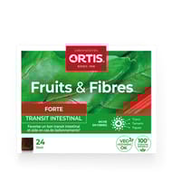 Ortis fruits et fibres forte cubes x24