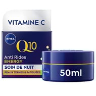 Nivea q10 anti-rides energy soin de nuit booster d'éclat 50ml