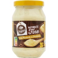 Carrefour original mayonnaise fine à la moutarde à l'ancienne 235g