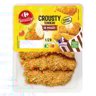 Carrefour sensation aiguillettes de poulet panées 200g