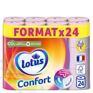 Lotus papier toilette confort aquatube  x24rouleaux