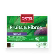 Ortis fruits et fibres regular cubes x 24