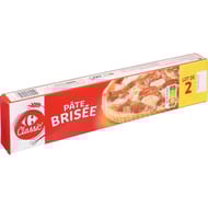 Carrefour classic' lot de 2 pâtes brisées 2x230g - 460g