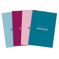 Rhodia bloc agrafe non perforé 148x210 160page 5x5 color
