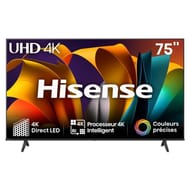 Hisense téléviseur smart tv 4k uhd 189m - 75" 75A6K