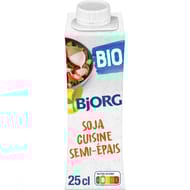 Bjorg soja cuisine semi épaisse bio 25cl