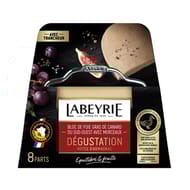 Labeyrie bloc de foie gras de canard avec morceaux barquette 300g + lyre