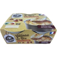 Carrefour original gâteau de riz caramel 4x100g