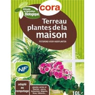 Cora terreau plantes de la maison utilisable en agriculture biologique 10 L