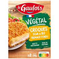 Le Gaulois Végétal croque soja blé fromage 2 x 100g