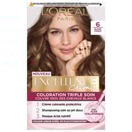 L'oréal paris excellence crème coloration triple soin n°6 blond foncé