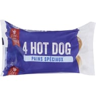 Pains spéciaux hot dog x4 - 250g