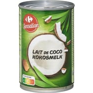 Carrefour sensation lait de coco 400ml