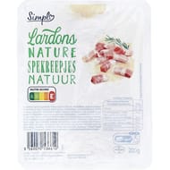 Simpl lardons nature 200g