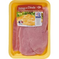 Carrefour escalope de dinde extra fines