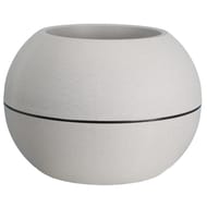 Boule plastique granit D40 H28 coloris stone à rétention d'eau