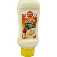 Carrefour classic' mayonnaise fouettée aux blanc d'oeufs 398g