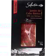 Carrefour sélection jambon de cebo ibérique 24 mois d'affinage 70g