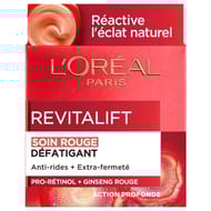 L'oréal paris revitalift ginseng soin jour rouge défatiguant 50 ml