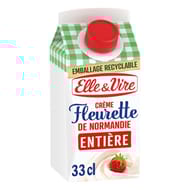Elle & Vire crème fleurette entière 33cl