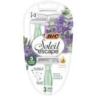Bic rasoirs pour femme jetables soleil escape 3 lames lavande & eucalyptus x3