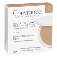 Avene couvrance crème de teint compacte fini semi-mat sable 8.5 g