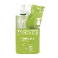 SVR sebiaclear gel moussant + recharge 400ml