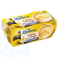 La Laitière Crème aux oeufs saveur vanille 4x100g