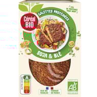 Céréal Bio steaks soja et blé 160g