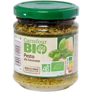 Carrefour bio sauce pesto alla genovese bio 185g