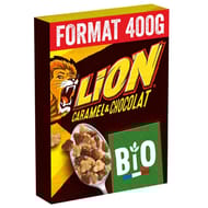 Lion céréales bio caramel et chocolat 400g
