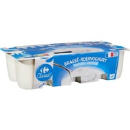 Carrefour classic yaourt brassé nature 8x125g