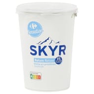 Carrefour sensation skyr nature 0% mg 450g