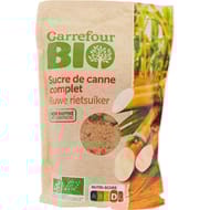 Carrefour bio sucre de canne complet bio - 500g