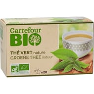 Carrefour bio thé vert classique bio x20 sachets - 30g