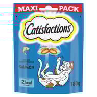 Catisfactions friandises pour chat au saumon 180g