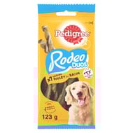 Pedigree friandises pour chien rodeo duos au poulet et bacon x7 123g