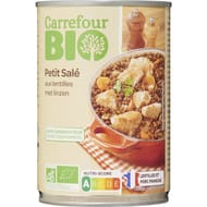 Carrefour bio petit salé lentilles bio 420g
