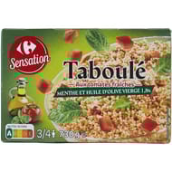 Carrefour sensation taboulé à la menthe 730g